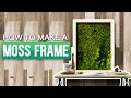 Build a Moss Picture Frame - Get a FREE Moss Sample