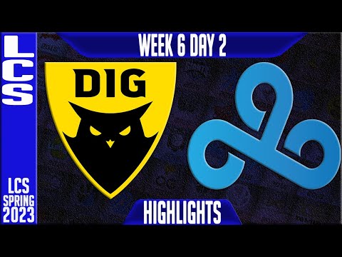 C9 vs DIG Highlights | LCS Spring 2023 W6D2 | Cloud9 vs Dignitas