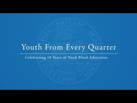 A Video Celebrating 10 Years of Need-Blind Admission