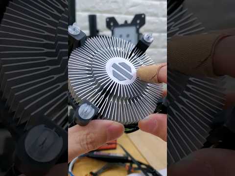 how BAD is Intel's stock cooler? #shorts