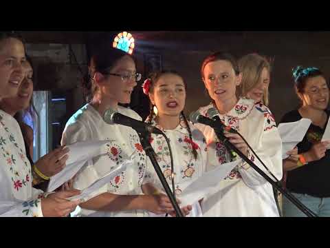 Folkowisko 2023 - Gusła - Dzień 2 (piątek 14 lipca) - Występ zespołu Galicjanki z Roztocza.