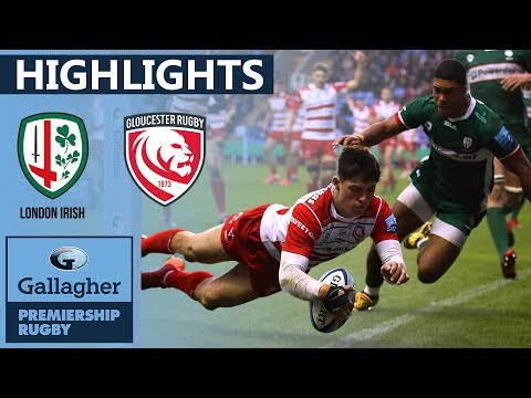 London Irish v Gloucester - HIGHLIGHTS | Young Flyers Star in Tight Game! | Gallagher Premiership