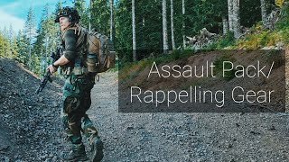 Assault Pack Overview/ Rappelling Setup - Mission Essential Gear