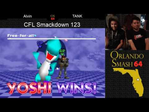 CFL Smackdown 123 - Alvin (Yoshi) vs TANK (Falcon) - Smash 64