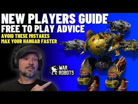 War Robots Free and New Players Guide | Avoid Mistakes | Build a hangar faster in war robots