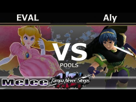 ESPR|EVAL (Peach) vs. Aly (Marth) - Melee Pools - TNS7