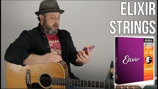 Video thumbnail for Elixir Strings on a Martin D28 Acoustic Guitar by Marty Music