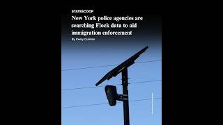 New York police agencies are searching Flock data to aid immigration enforcement