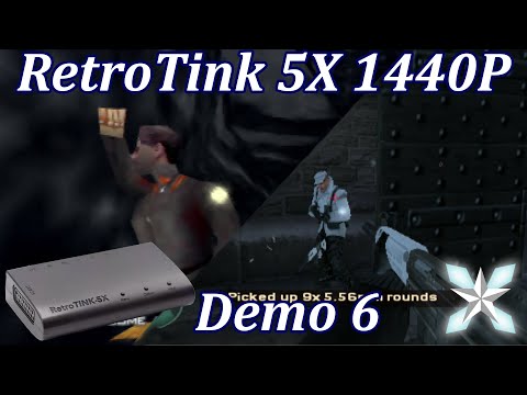 RetroTink 5X 1440P Demo 6 - Goldeneye 007/007 - Nightfire