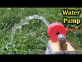 How To Make Water Pump With DC Motor