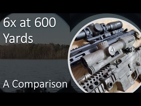A look through two 1-6x LPVOs at 600 yards | SLX vs VCOG