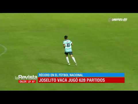 Joselito Vaca suma 628 partidos jugados en la División Profesional