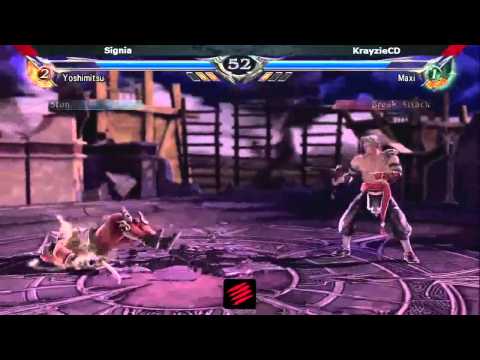 Evo 2013 Soul Cailbur V: KrayzieCD (Maxi) vs Signia (Yoshimitsu)