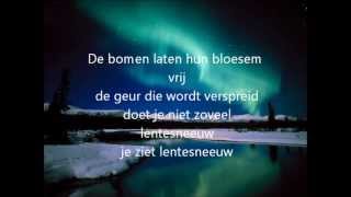 Marco Borsato - Lentesneeuw lyrics on screen