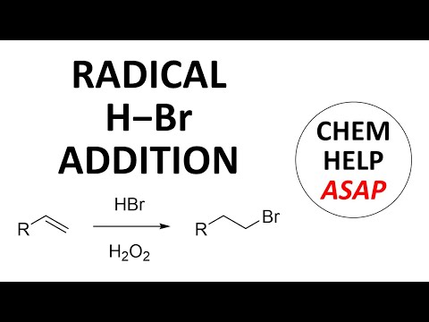 radical addition of HBr to alkenes