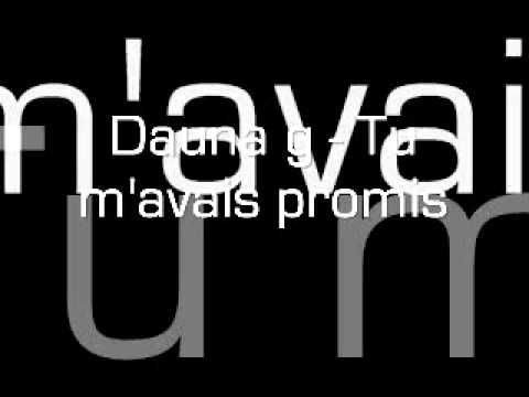 Dauna g - Tu m'avais promis - zouk 2010