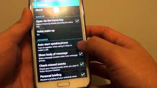 Samsung Galaxy S5: Enable/Disable Auto Speakerphone When Using S Voice to Make a Call