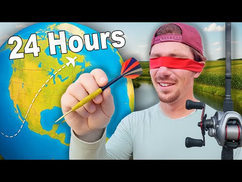 Wherever This Dart Lands... I Fish For 24 Hours! (PART 4)