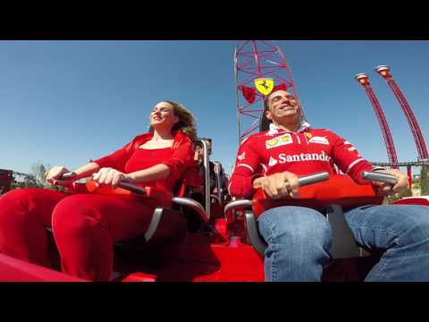Edurne y Marc Gene Ferrari Land | Car and Driver España