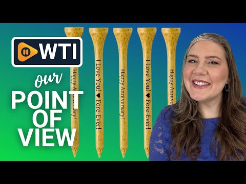 Anniversary Day Gifts for Husband - 3-1/4 inch Wood Golf Tees Bulk - Anniversary Day Gift from Wife Girlfriend - Wedding Present Ideas for Him Men Boyfriend White - WTI product video review