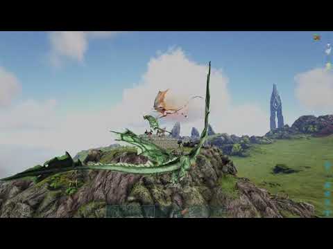 ARK: Survival Evolved Killing an Alpha Wyvern