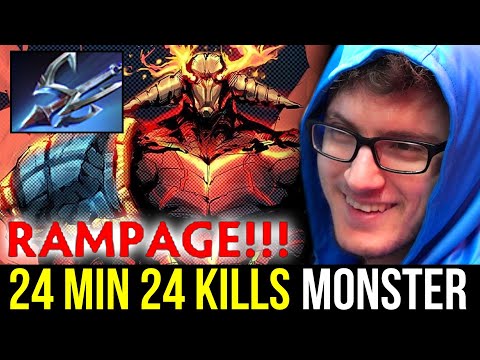MIRACLE RAMPAGE Sven with Harpoon - 24min 24 Kills