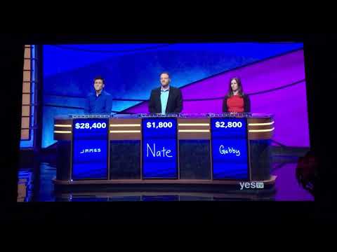Double Jeopardy, James Holzhauer’s $15,000 wager 😏 (4/19/19)
