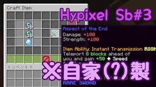 【Hypixel】移動用です。　オークション購入禁止のSkyblock＃3