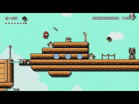 Super Naso Bros 3™ [1-Airship] by Nasetto BG - Super Mario Maker - No Commentary 1bt