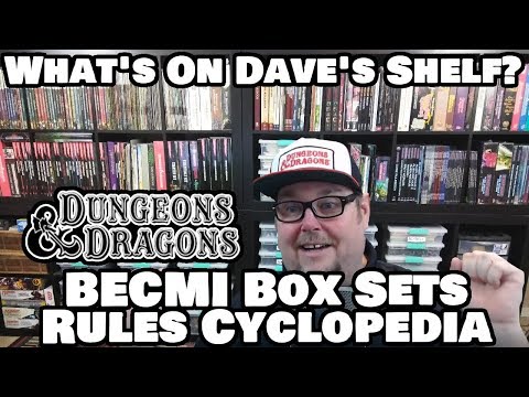 What's On Dave's Shelf? --- Basic Dungeons & Dragons (BECMI) Box Sets & Rules Cyclopedia