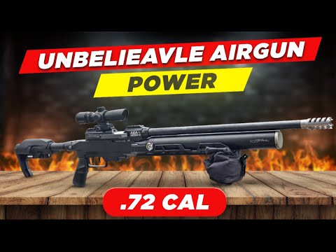AEA Zeus TACTICAL .72Cal\Most Powerful Air Rifle\Ballistic Gel,Accuracy,Velocity &More