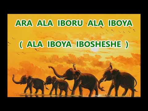 CANTO A ORULA U ORUNMILA  ( ABBILONA - LETRA )  ( IYESA )