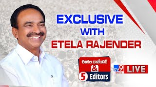 Etela Rajender Exclusive Interview LIVE | Etela & 5 Editors