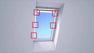 Instalace elektrické vnitřní rolety VELUX DML/RML