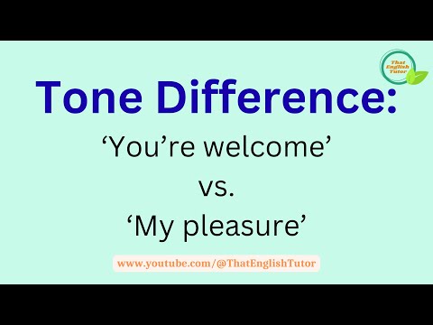 IT'S MY PLEASURE | Reply to Thank You