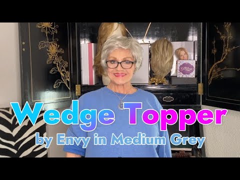 Wedge Topper by Envy in Medium Grey -...