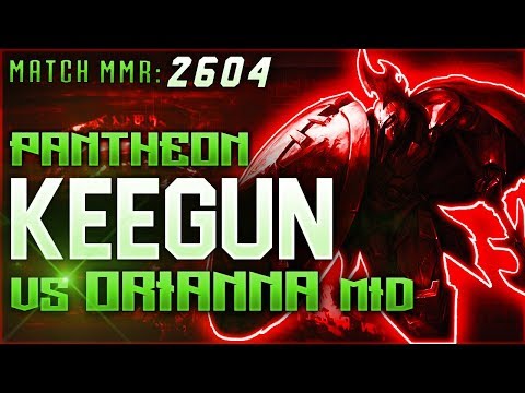 S8 | Keegun Pantheon vs Orianna MID | High Elo Ranked League of Legends