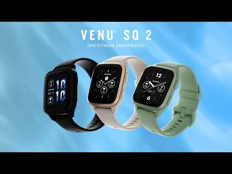 Смарт-годинник Garmin Venu Sq 2 Metallic Mint Aluminum Bezel with Cool Mint Case and Silicone Band (010-02701-82)