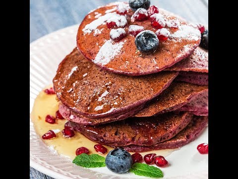 Beetroot pancakes video thumbnail