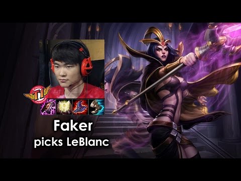 Faker picks LeBlanc