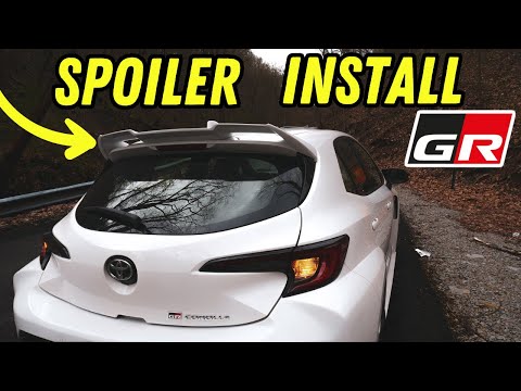 2019+ Toyota Corolla XSE OEM Spoiler Installation | How To | Step-By-Step Guide