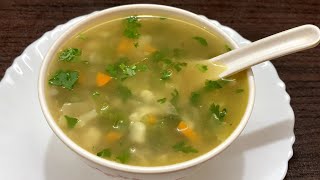 Veg Clear Soup | Vegetable Soup Recipe | Soup Without Corn Flour | Veg Feast