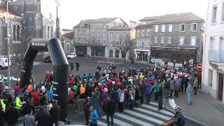preview picture of video 'Trail Hivernal des Coursières 2014 : le départ'