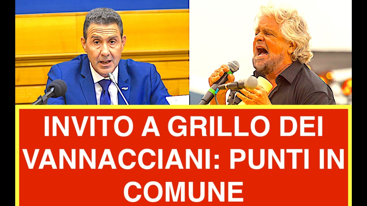 INVITO A GRILLO DEI FEDELISSIMI DI VANNACCI: TRA NOI PUNTI IN COMUNE