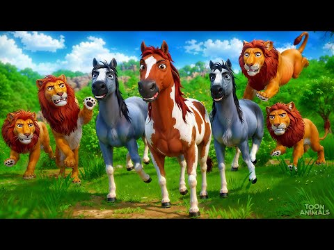Lions 🦁 vs Horses 🐎: Can the King of the Jungle Tame the Fastest Farm Animals?