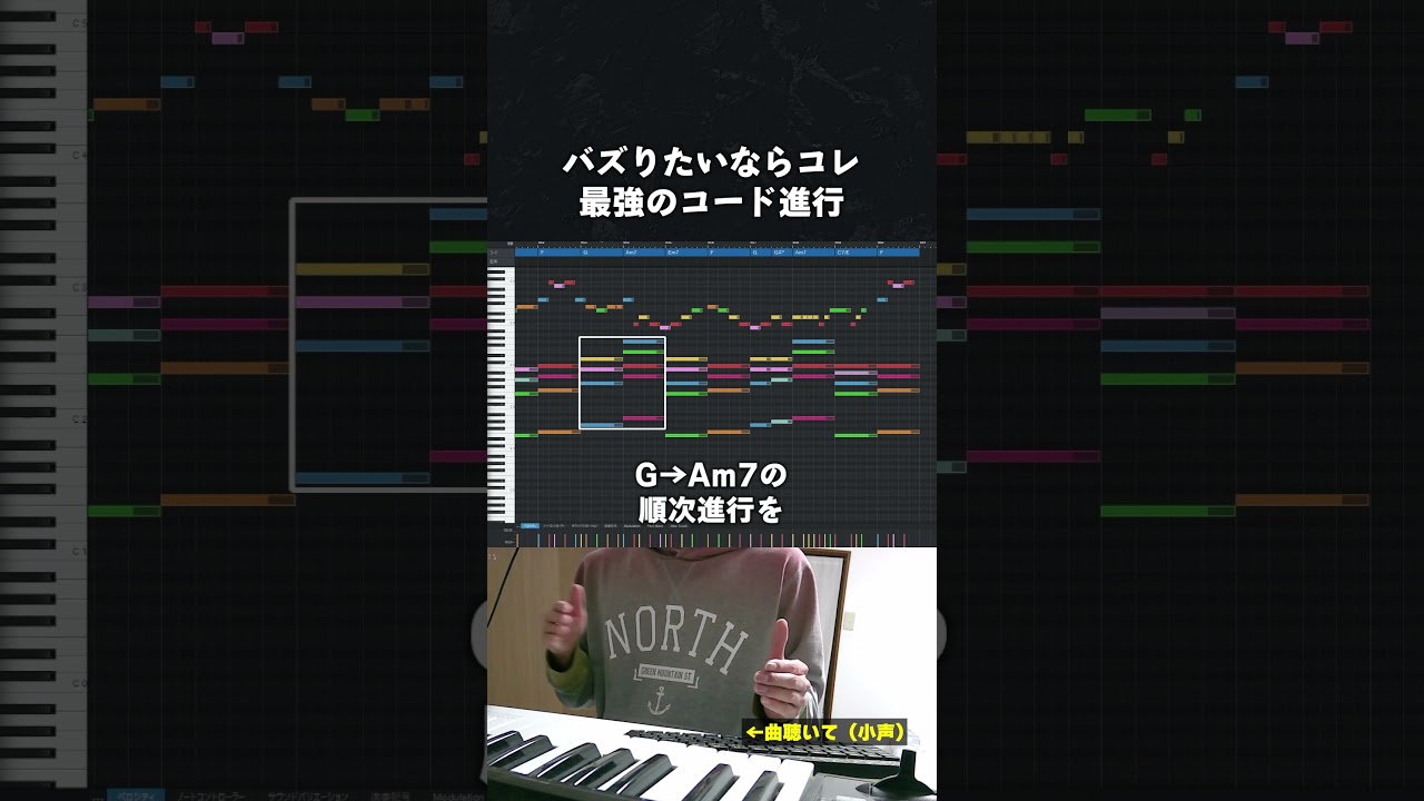 【初心者向け音楽理論】バズりたいならコレ！4536進行と丸サ進行を組み合わせた最強のコード進行がエモすぎた。初めての恋が終わる時／ryo