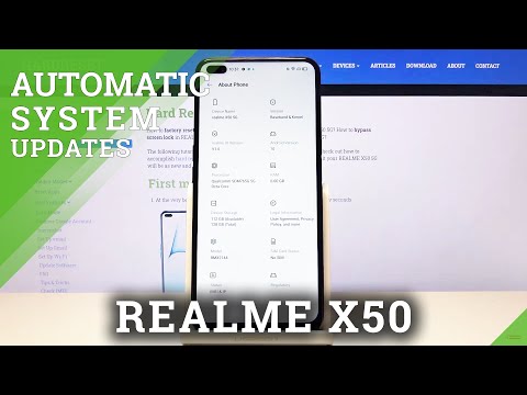 How to Activate Automatic System Update in REALME X50 5G – Auto System Update