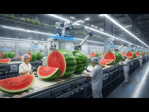 Erstaunlich: Moderne Obstfabrik – Der Weg von frischen Früchten zu fertigen Produkten