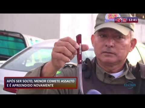 ROTA DO DIA 11 09  ApoÌs ser solto, menor comete assalto e eÌ apreendido novamente