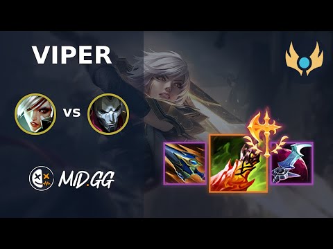 MID.GG: [ Viper ] Riven BOT vs Jhin | NA CHALLENGER | LOL Season 2024